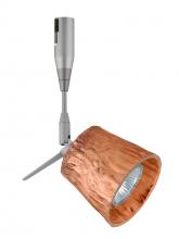 Besa Lighting RSP-5145CF-SN - Besa Spotlight Nico 3 Satin Nickel Stone Copper Foil 1x50W Halogen Mr16