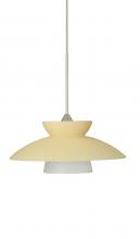 Besa Lighting RXP-271897-SN - Besa Pendant Trilo 7 Satin Nickel Champagne 1x50W Halogen