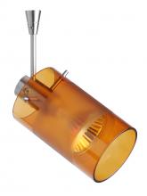 Besa Lighting SP-6524EG-12-SN - Besa Spotlight With 12" Stem Scope Satin Nickel Armagnac/Frost 1x50W Halogen Mr16