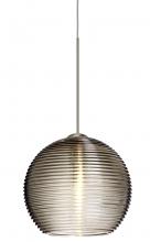 Besa Lighting X-461502-SN - Besa Pendant For Multiport Canopy Kristall 6 Satin Nickel Smoke 1x35W Halogen