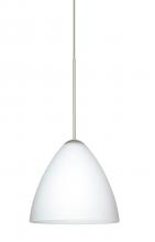 Besa Lighting XP-177907-SN - Besa Pendant Mia Satin Nickel Opal Matte 1x50W Halogen