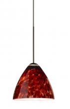 Besa Lighting XP-177941-BR - Besa Pendant Mia Bronze Garnet 1x50W Halogen