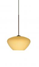 Besa Lighting XP-5410VM-BR - Besa Pendant Peri Bronze Vanilla Matte 1x50W Halogen