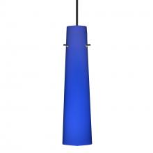 Besa Lighting XP-5674CM-BK - Besa Camino Pendant Black Cobalt Blue Matte 1x50W Halogen