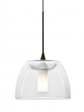 Besa Lighting XP-SPURCL-BR - Besa Spur Cord Pendant, Clear, Bronze Finish, 1x35W Halogen