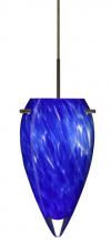 Besa Lighting 1JC-412586-LED-BR - Besa Juli LED Pendant Blue Cloud Bronze 1x9W LED