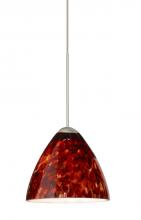 Besa Lighting 1XP-177941-SN - Besa Pendant Mia Satin Nickel Garnet 1x50W Halogen