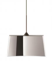 Besa Lighting X-6773MR-BR - Besa Groove Pendant For Multiport Canopy Mirror-Frost Bronze 1x50W Halogen