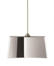 Besa Lighting 1XP-6773MR-SN - Besa Groove Pendant Mirror-Frost Satin Nickel 1x50W Halogen