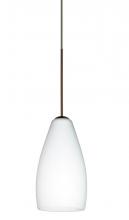 Besa Lighting X-719807-BR - Besa Pendant For Multiport Canopy Karli Bronze Opal Matte 1x50W Halogen