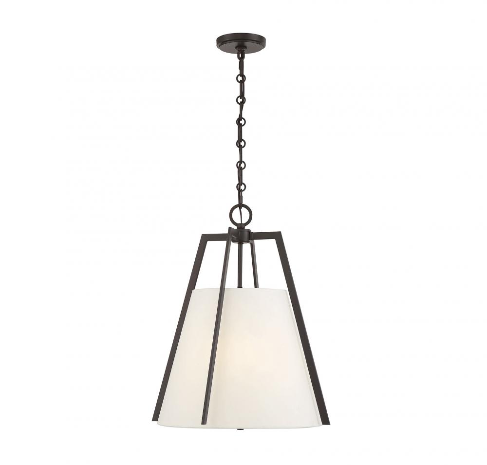 Mansfield 3-Light Pendant in English Bronze