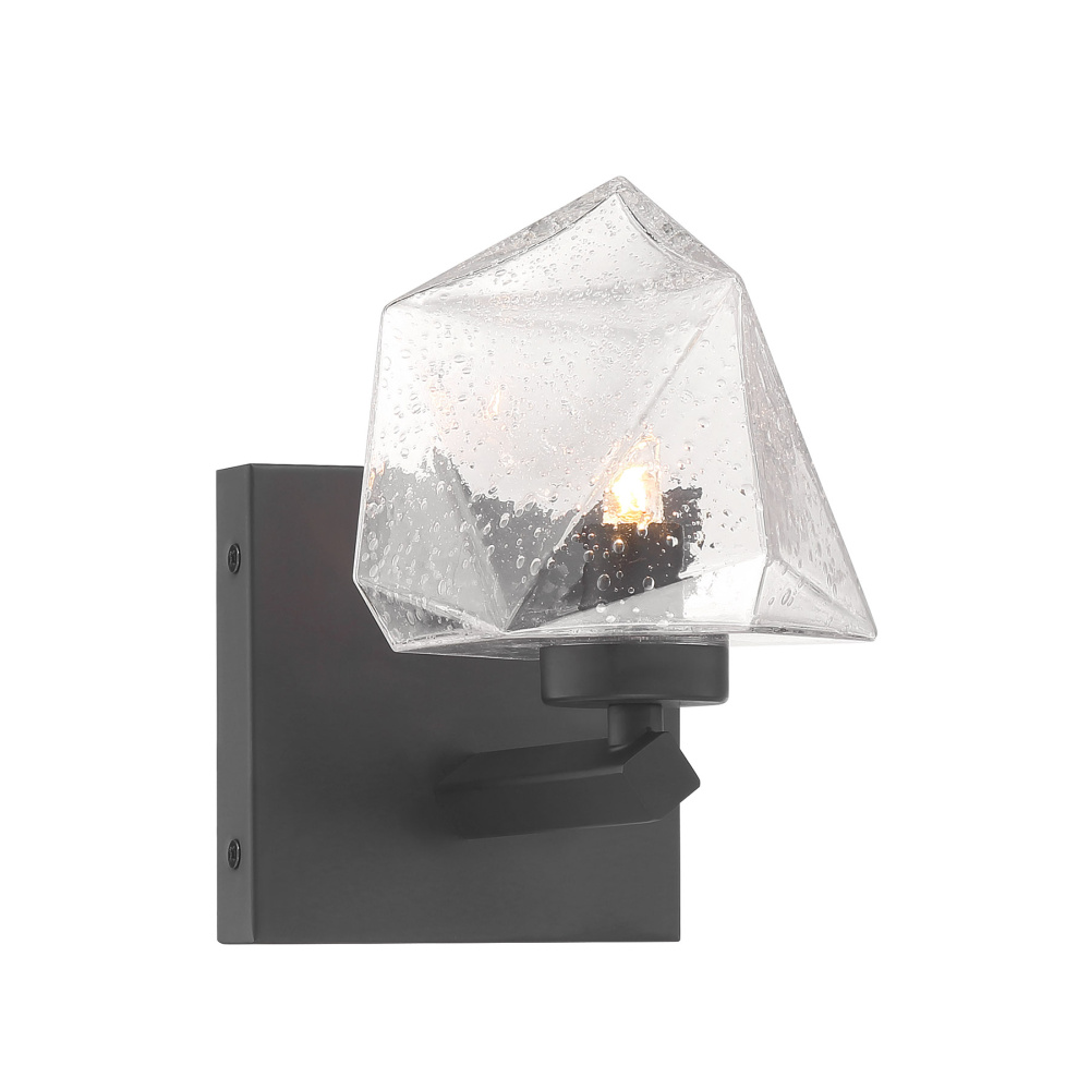 Castello 1-Light Wall Sconce in Matte Black