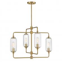 Savoy House 1-3025-4-322 - Holton 4-Light Chandelier in Warm Brass