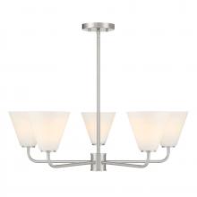 Savoy House 1-4015-5-SN - Blair 5-Light Chandelier in Satin Nickel