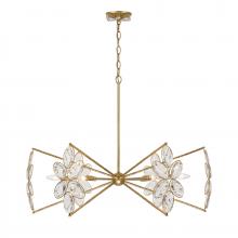 Savoy House 1-4529-6-221 - Marbella 6-Light Chandelier in Gold Shimmer by Breegan Jane