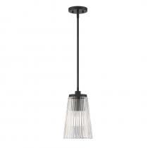 Savoy House 7-1742-1-89 - Chantilly 1-Light Pendant in Matte Black