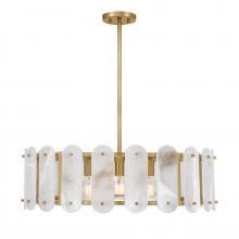 Savoy House 7-2911-5-322 - Antolini 5-Light Pendant in Warm Brass