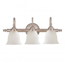 Savoy House 8-1062-3-SN - Brunswick 3-Light Bathroom Vanity Light in Satin Nickel