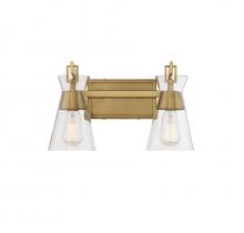 Savoy House 8-1830-2-322 - Lakewood 2-Light Bathroom Vanity Light in Warm Brass