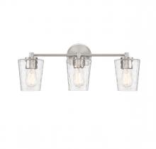 Savoy House 8-5606-3-SN - Ballas 3-Light Bathroom Vanity Light in Satin Nickel