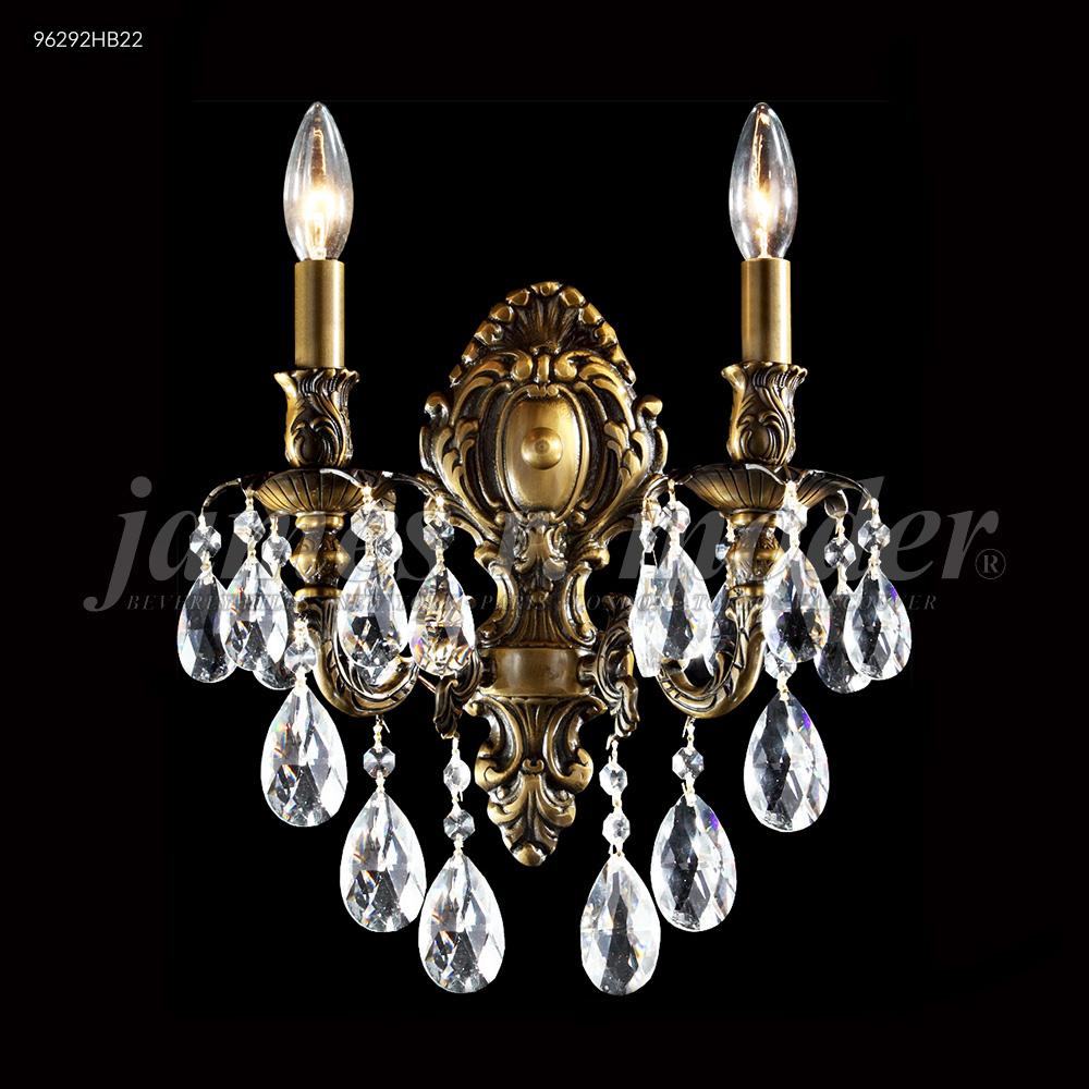 Nova Paris 2 Light Cast Brass Sconce