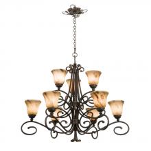 Kalco 5535TO/1318 - Amelie 9 Light Chandelier