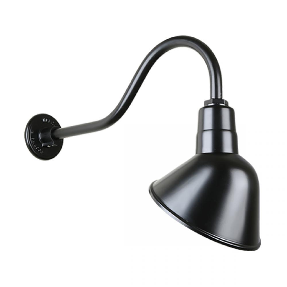 10" Gooseneck Light Angle Shade, QSNHL-A Arm