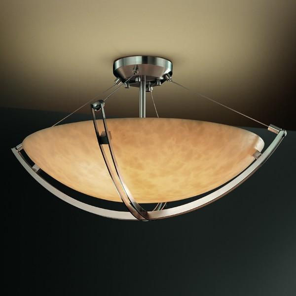 60" Semi-Flush Bowl w/ Crossbar