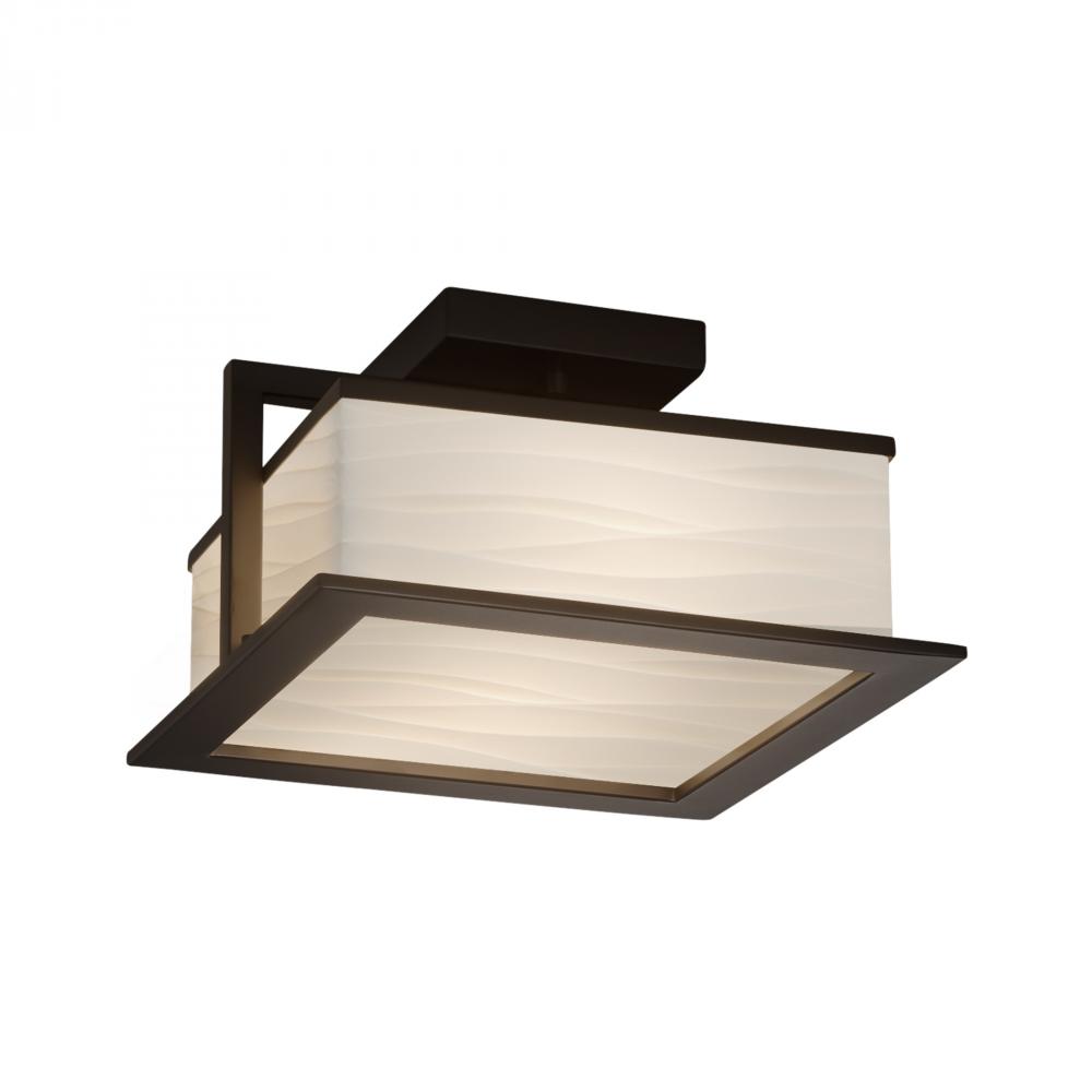 Laguna 12" LED Outdoor Flush-Mount