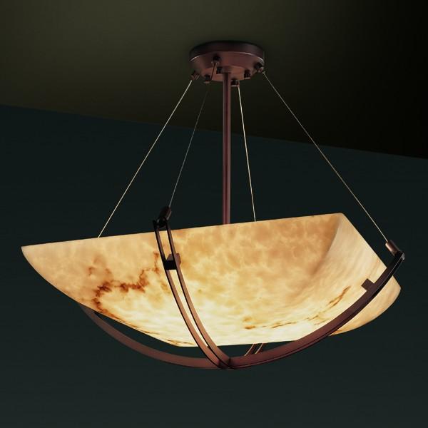 48" Pendant Bowl w/ Crossbar