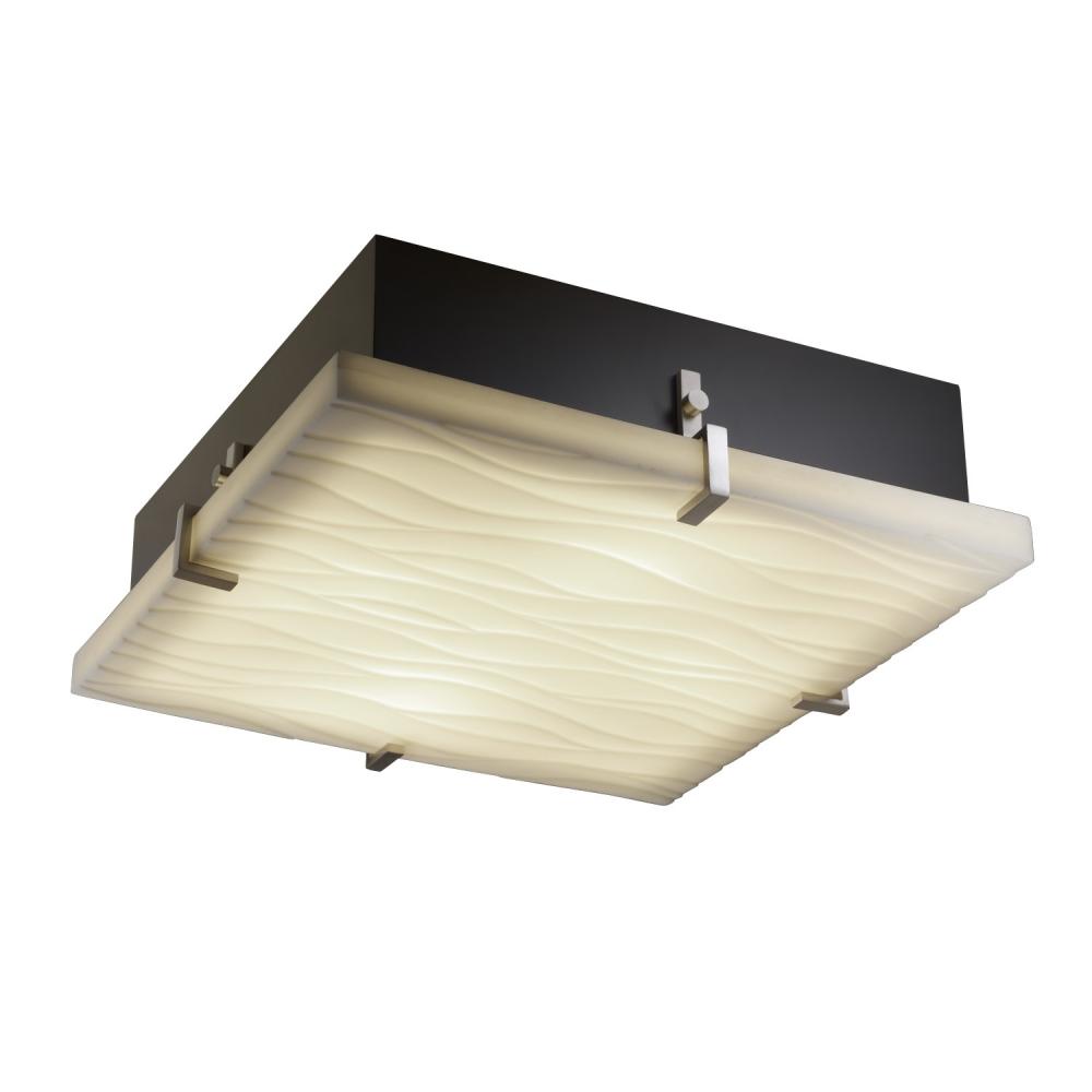 Clips 16" Square Flush-Mount