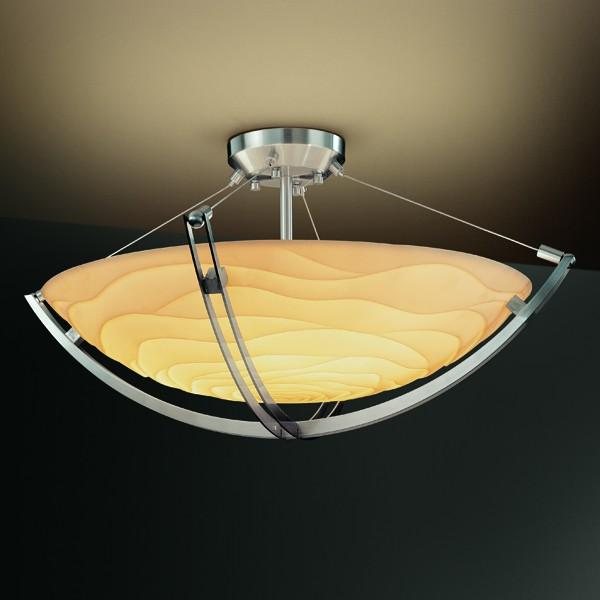 18" Semi-Flush Bowl w/ Crossbar