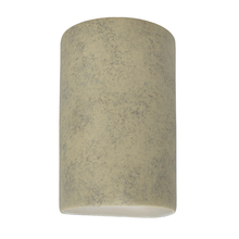 Justice Design Group CER-5945-NAVS - Small ADA Cylinder - Open Top & Bottom