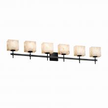 Justice Design Group ALR-8416-55-MBLK - Union 6-Light Bath Bar