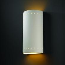 Justice Design Group CER-1195W-BLK-LED-2000 - Wall Sconce