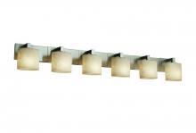 Justice Design Group CLD-8926-15-NCKL - Modular 6-Light Bath Bar