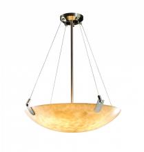 Justice Design Group CLD-9622-35-MBLK-LED-5000 - 24" Pendant Bowl w/ U-Clips