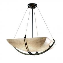 Justice Design Group CLD-9722-25-MBLK-LED-5000 - 24" Pendant Bowl w/ Crossbar