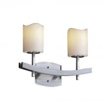 Justice Design Group CNDL-8592-10-CREM-NCKL - Archway 2-Light Bath Bar