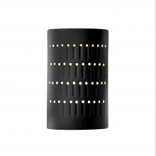 Justice Design Group CER-2285W-BKMT - Small Cactus Cylinder - Open Top & Bottom (Outdoor)