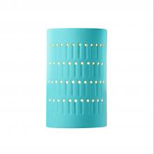 Justice Design Group CER-2285W-RFPL - Small Cactus Cylinder - Open Top & Bottom (Outdoor)
