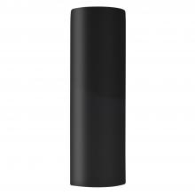 Justice Design Group CER-5400W-BLK-LED1-1000 - ADA Tube - Closed Top (Outdoor) - LED
