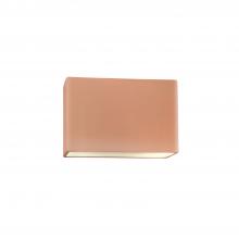 Justice Design Group CER-5640-BSH - Small ADA Wide Rectangle - Closed Top