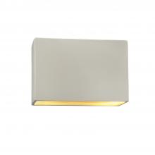 Justice Design Group CER-5655W-MTGD - Large ADA Outdoor LED Wide Rectangle - Open Top & Bottom
