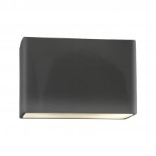 Justice Design Group CER-5659W-GRY - Really Big ADA Outdoor LED Wide Rectangle - Open Top & Bottom