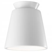 Justice Design Group CER-6170-WHT-LED1-1000 - Trapezoid LED Flush-Mount