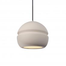 Justice Design Group CER-6410-BIS-CROM-WTCD - Small Sphere 1-Light Pendant