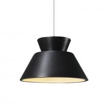 Justice Design Group CER-6420-CRB-CROM-WTCD - Trapezoid 1-Light Pendant