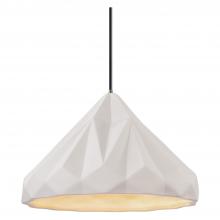 Justice Design Group CER-6450-BIS-NCKL-BKCD-LED1-700 - Geometric 1-Light LED Pendant