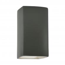 Justice Design Group CER-0910-PWGN-LED1-1000 - Small LED Rectangle - Closed Top